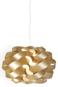 Sospensione Moderna Cloud Polilux ® New Gold E Metallo Cromo 1 Luce E27 D.50Cm