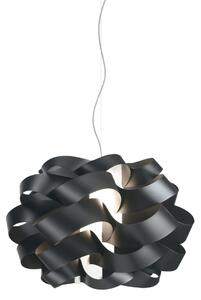 Sospensione Moderna Cloud Polilux ® Nero E Metallo Cromo 1 Luce E27