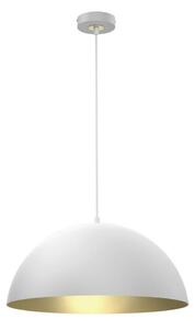 Lampadario su corda BETA 1xE27/60W/230V d. 45 cm bianco