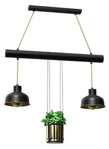 Lampadario su corda FLORA 2xE27/60W/230V