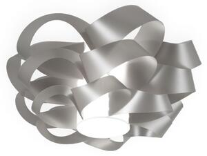 Plafoniera Moderna Cloud Polilux ® Argento 1 Luce E27 D50Cm