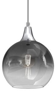 Lampadario a sospensione con filo MONTE 1xE27/60W/230V diametro 20 cm cromo opaco