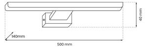 Lampada LED da quadro PINTO LED/12W/230V oro