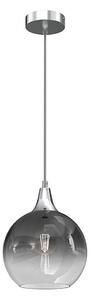 Lampadario a sospensione con filo MONTE 1xE27/60W/230V diametro 20 cm cromo opaco