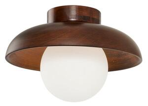 Plafoniera marrone con paralume in vetro ø 24 cm Elsa – Opviq lights