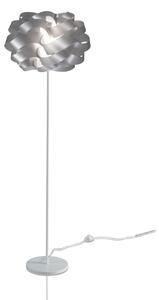 Piantana Moderna Cloud Polilux ® Argento E Metallo 1 Luce E27