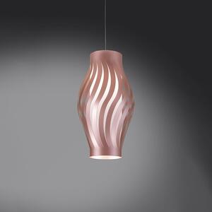 Sospensione Moderna Helios Polilux ® Pink Metal 1 Luce E27 H32Cm