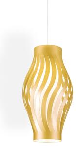 Sospensione Moderna Helios Polilux ® New Gold 1 Luce E27 H61Cm