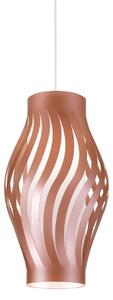 Sospensione Moderna Helios Polilux ® Rame 1 Luce E27 H40Cm