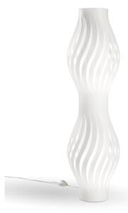 Piantana Moderna Helios Polilux ® Bianco 2 Luci E27 H123Cm