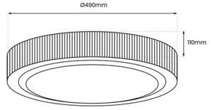 Plafoniera LED MIRI LED/34W/230V diametro 49 cm
