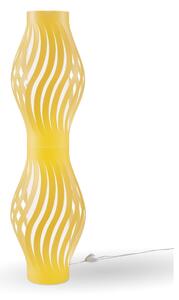 Piantana Moderna Helios Polilux ® Ocra Pastello 2 Luci E27 H123Cm