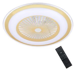 Brilagi - Luce LED dimmerabile con ventola RONDA LED/48W/230V oro + TC