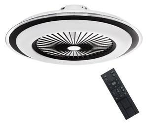 Brilagi - Luce LED dimmerabile con ventola RONDA LED/48W/230V nero + tc