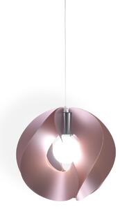 Sospensione Moderna Atom Polilux ® Pink Metal E Metallo Cromo 1 Luce E27
