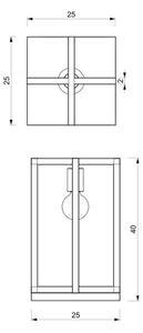 Lampada da tavolo ARNOLD 1xE27/60W/230V nero