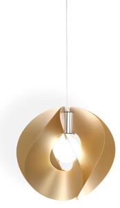 Sospensione Moderna Atom Polilux ® New Gold E Metallo Cromo 1 Luce E27