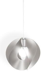 Sospensione Moderna Atom Polilux ® Argento E Metallo Cromo 1 Luce E27