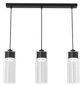 Lampadario a sospensione con filo CLARISSA 3xGX53/12W/230V nero