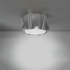 Plafoniera Moderna Folio Polilux ® Argento 1 Luce E27