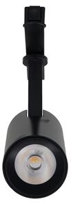 Faretto LED per binario MAGNETIC TRACK LED/10W/48V nero