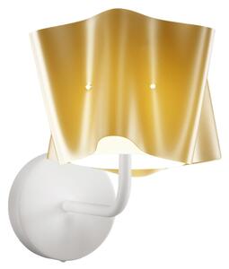 Applique Moderna Folio Polilux ® New Gold E Metallo 1 Luce E27