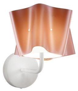 Applique Moderna Folio Polilux ® Rame E Metallo 1 Luce E27