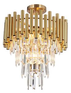 Lampadario su palo MADISON 9xE14/40W/230V oro
