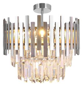 Lampadario su palo ASPEN 6xE14/40W/230V cromo opaco