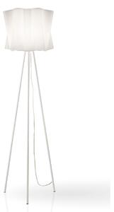 Piantana Moderna 3 Piedi Folio Polilux ® Bianco E Metallo 1 Luce E27