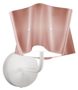 Applique Moderna Folio Polilux ® Pink Metal E Metallo 1 Luce E27
