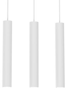 Lampadario a sospensione con filo HUDSON 3xGU10/8W/230V bianco