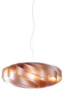 Sospensione Moderna Flat Polilux ® Rame E Metallo Cromo 1 Luce E27