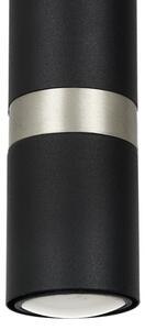 Lampadario a sospensione con filo JOKER 1xGU10/25W/230V nero/cromo opaco
