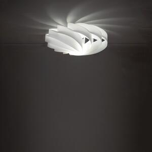 Plafoniera Moderna Flat Polilux ® Bianco 5 Luci E27
