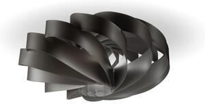 Plafoniera Moderna Flat Polilux ® Nero 1 Luce E27 D50Cm