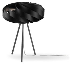 Lampada Da Scrivania-Ufficio Moderna Flat Polilux ® Nero E Metallo 1 Luce E27