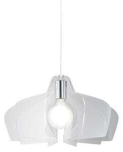 Sospensione Moderna Space Collection Polilux ® Trasparente Metallo Cromo E27