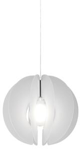 Sospensione Moderna Space Collection Polilux ® Satinato Metallo Cromo 1 Luce E27