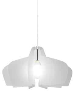 Sospensione Moderna Space Collection Polilux ® Satinato E Metallo Cromo E27