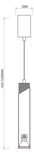 Lampadario a sospensione con filo NEO 1xGU10/8W/230V bianco