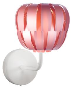 Applique Moderna Queen Polilux ® Pink Metal E Metallo 1 Luce E14