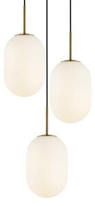 Lampadario a sospensione con filo ALIAS 3xE14/40W/230V oro