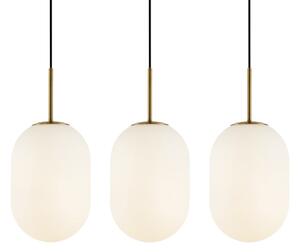 Lampadario a sospensione con filo ALIAS 3xE14/40W/230V oro