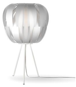 Lampada Da Scrivania Moderna Queen Polilux ® Argento E Metallo 1 Luce E27