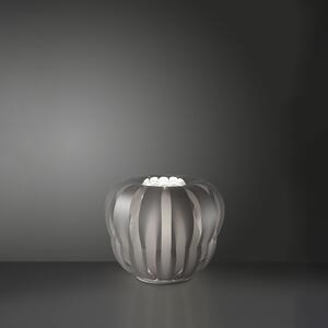 Piantana Moderna Queen Polilux ® Argento E Metallo Bianco 2 Luci E27