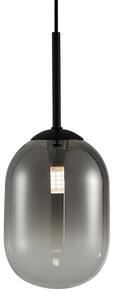 Lampadario a sospensione con filo ALIAS 1xG9/8W/230V diametro 12 cm nero/grigio