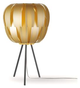 Lampada Da Scrivania Moderna Queen Polilux ® New Gold E Metallo 1 Luce E27