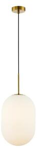 Lampadario a sospensione con filo ALIAS 1xE14/40W/230V diametro 24 cm oro