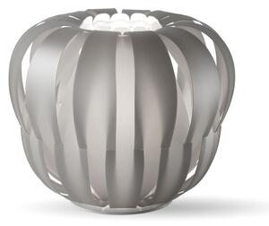 Lampada Da Scrivania Moderna Queen Polilux ® Argento E Metallo Bianco 1 Luce E14